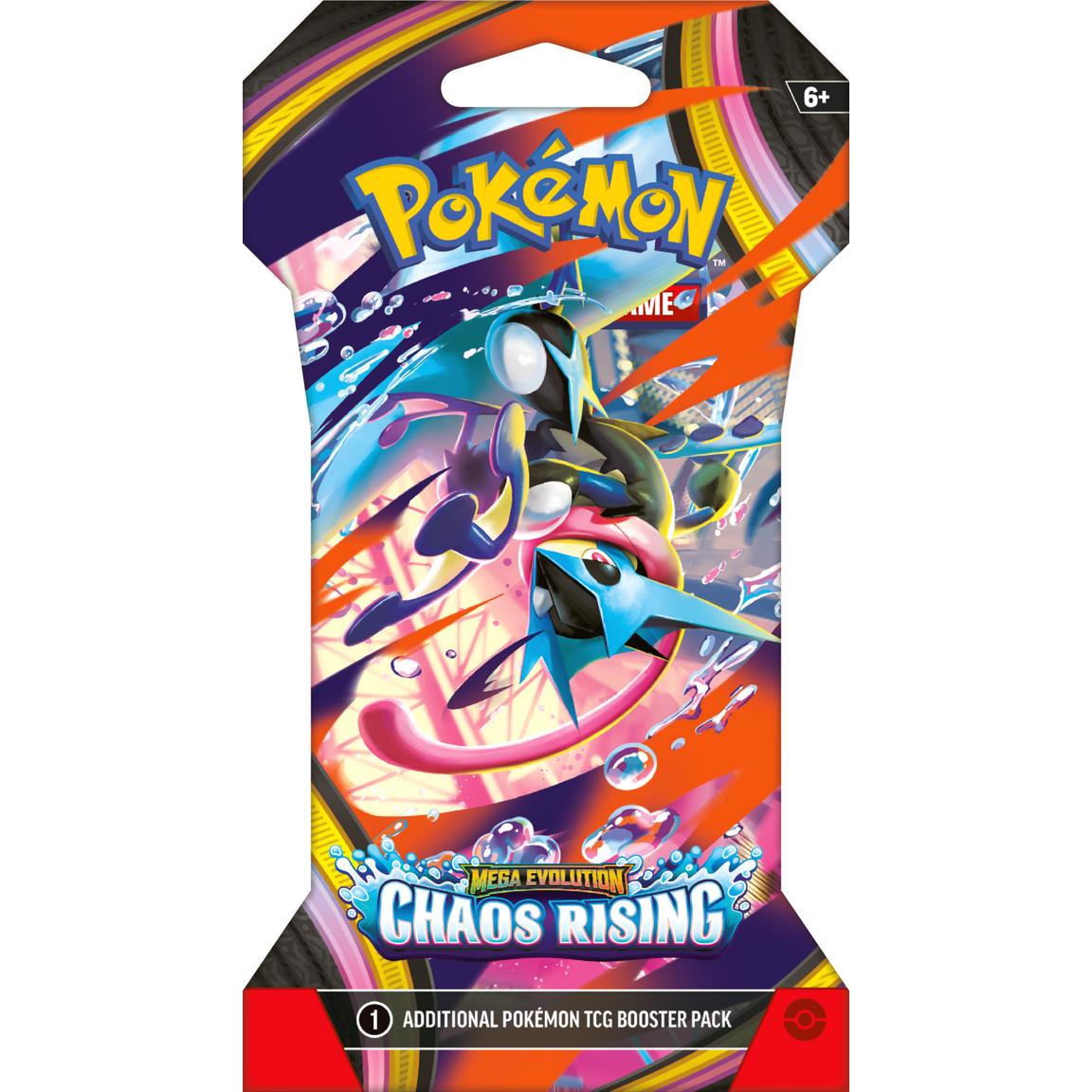Pokémon TCG: Mega Evolution—Chaos Rising Sleeved Booster Pack (Factory Sealed)