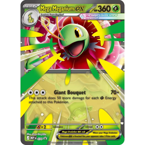 Pokémon TCG: Mega Evolution—Ascended Heroes Mega Meganium ex Box (Factory Sealed)