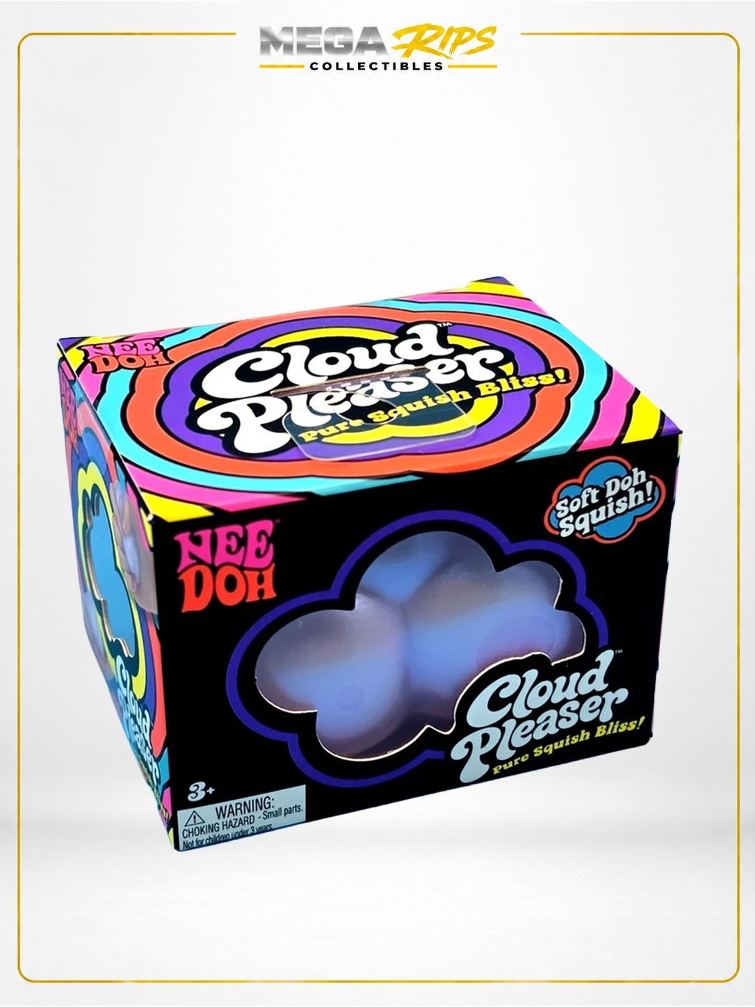 NeeDoh Cloud Pleaser Iridescent Shimmer Squishy Fidget Toy (Factory Sealed)