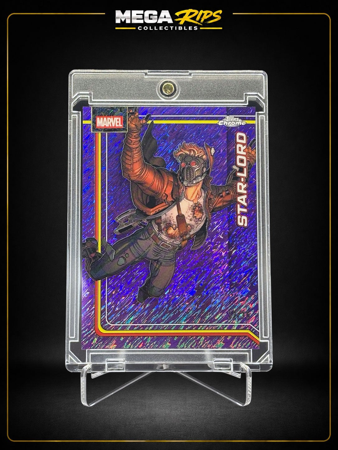 2026 Topps Chrome Marvel Star-Lord #168 Purple Speckle #32/75 SP
