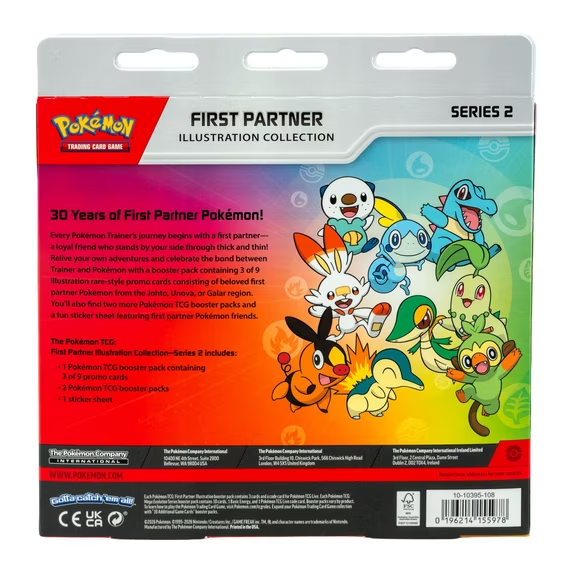 Pokémon TCG: First Partner Illustration Collection Series 2 (Factory Sealed)