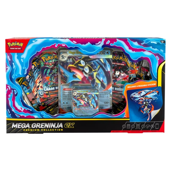 Pokémon TCG Mega Greninja ex Premium Collection – (Factory Sealed)