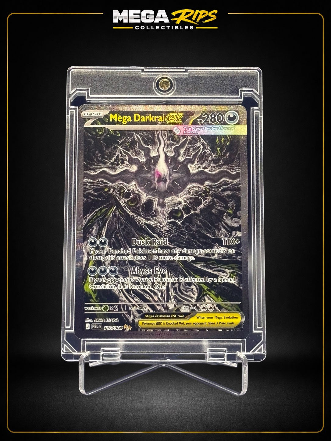 Mega Darkrai ex #116/084 Special Illustration Rare (SIR) – Pokémon Pitch Black