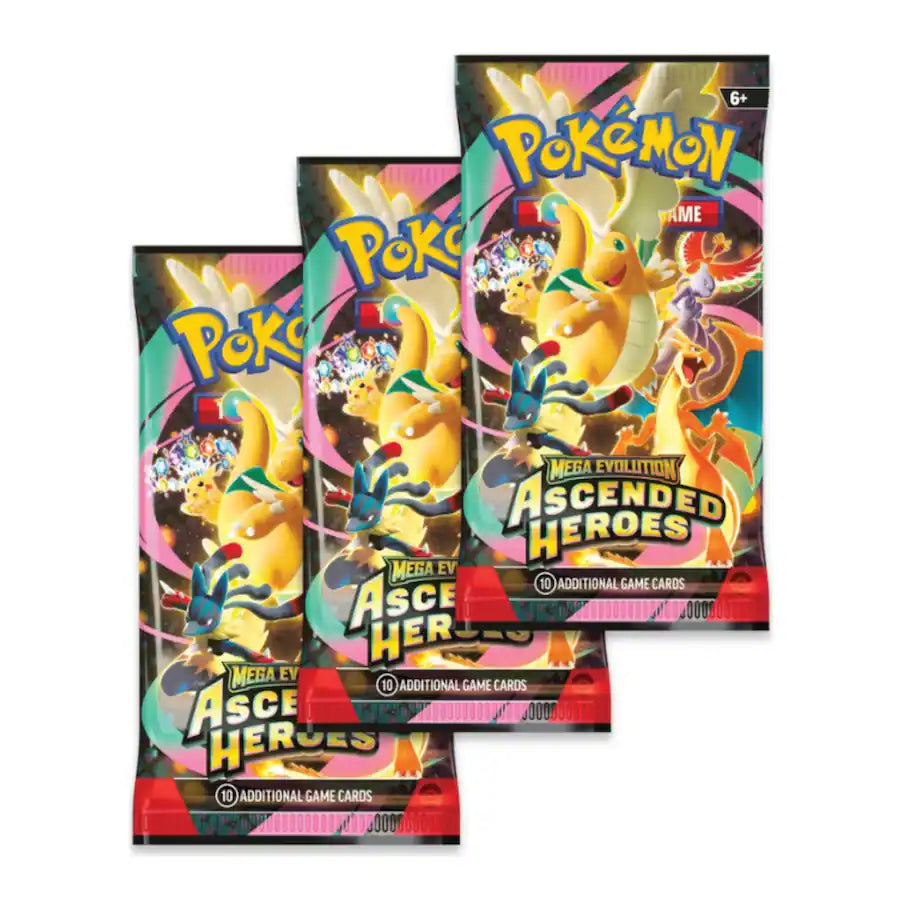 Pokémon Mega Evolution: Ascended Heroes Charmander Tech Sticker Collection (Factory Sealed)