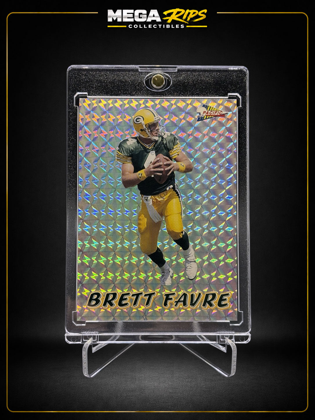 Brett Favre 1993 Pacific Prism Football Card – Green Bay Packers