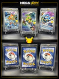 Pokémon TCG Sinnoh First Partner Promo Set Turtwig - Chimchar - Piplup - Pikachu Stamp