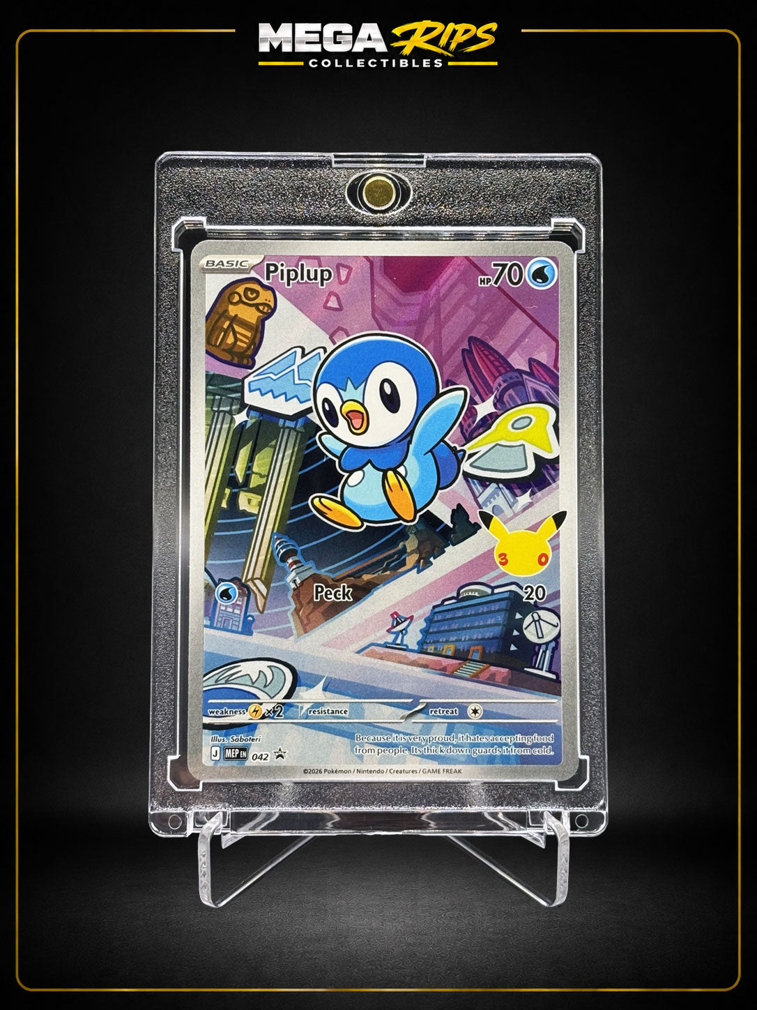 Pokémon TCG Sinnoh First Partner Promo Set Turtwig - Chimchar - Piplup - Pikachu Stamp