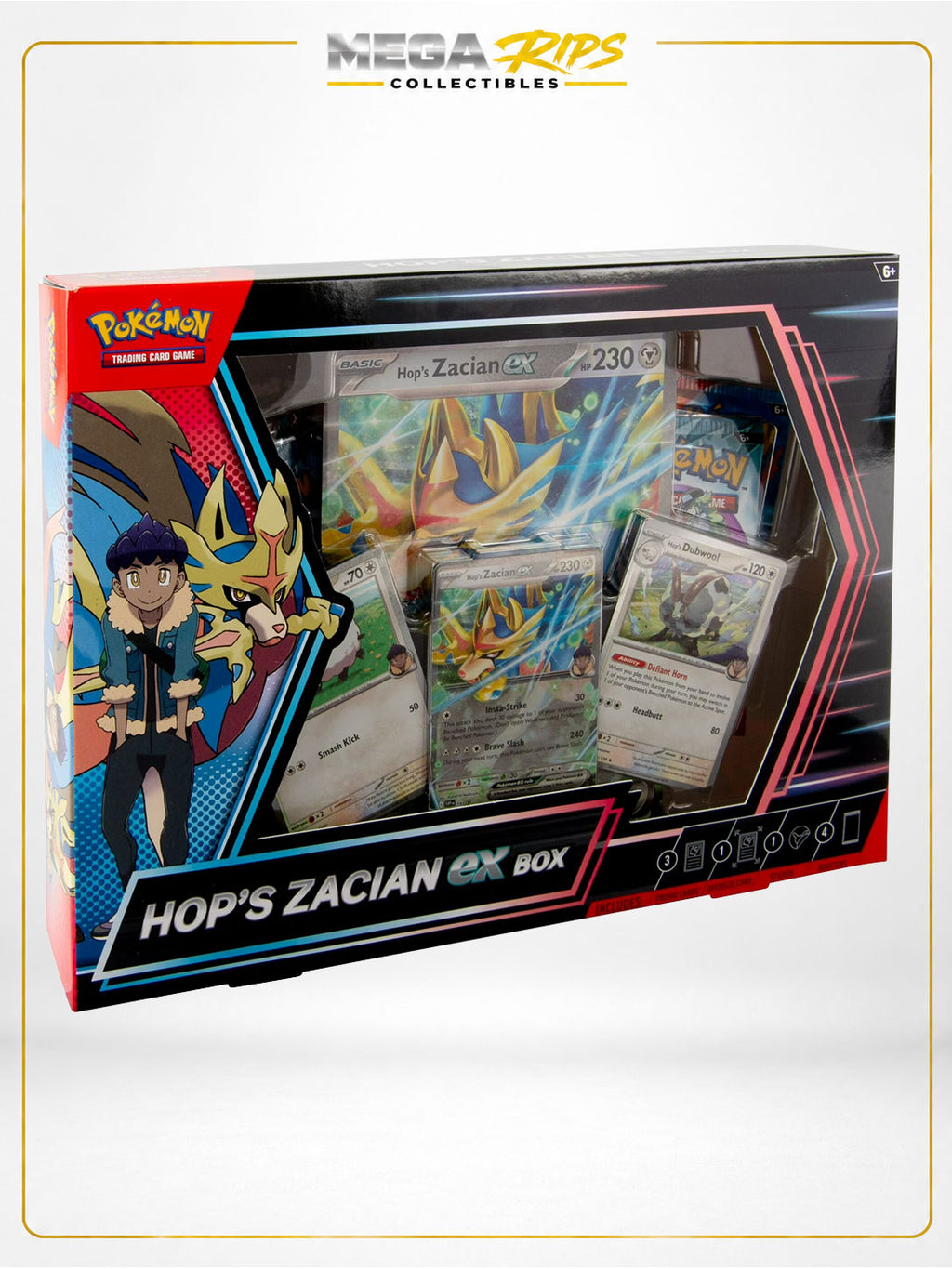 Pokemon TCG Hop's Zacian ex Box (Factory Sealed)