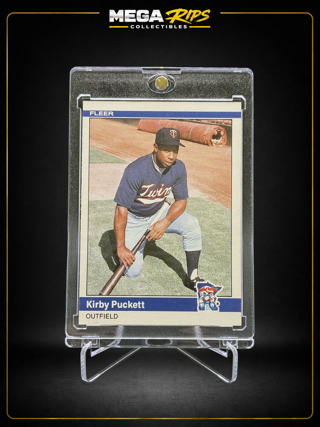 1984 Fleer Update Kirby Puckett U-93 Rookie Card