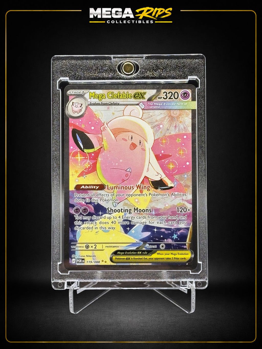 Mega Clefable ex 119/088 Special Illustration Rare – Mega Evolution