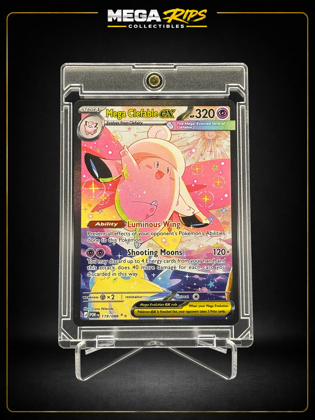 Mega Clefable ex 119/088 Special Illustration Rare – Mega Evolution