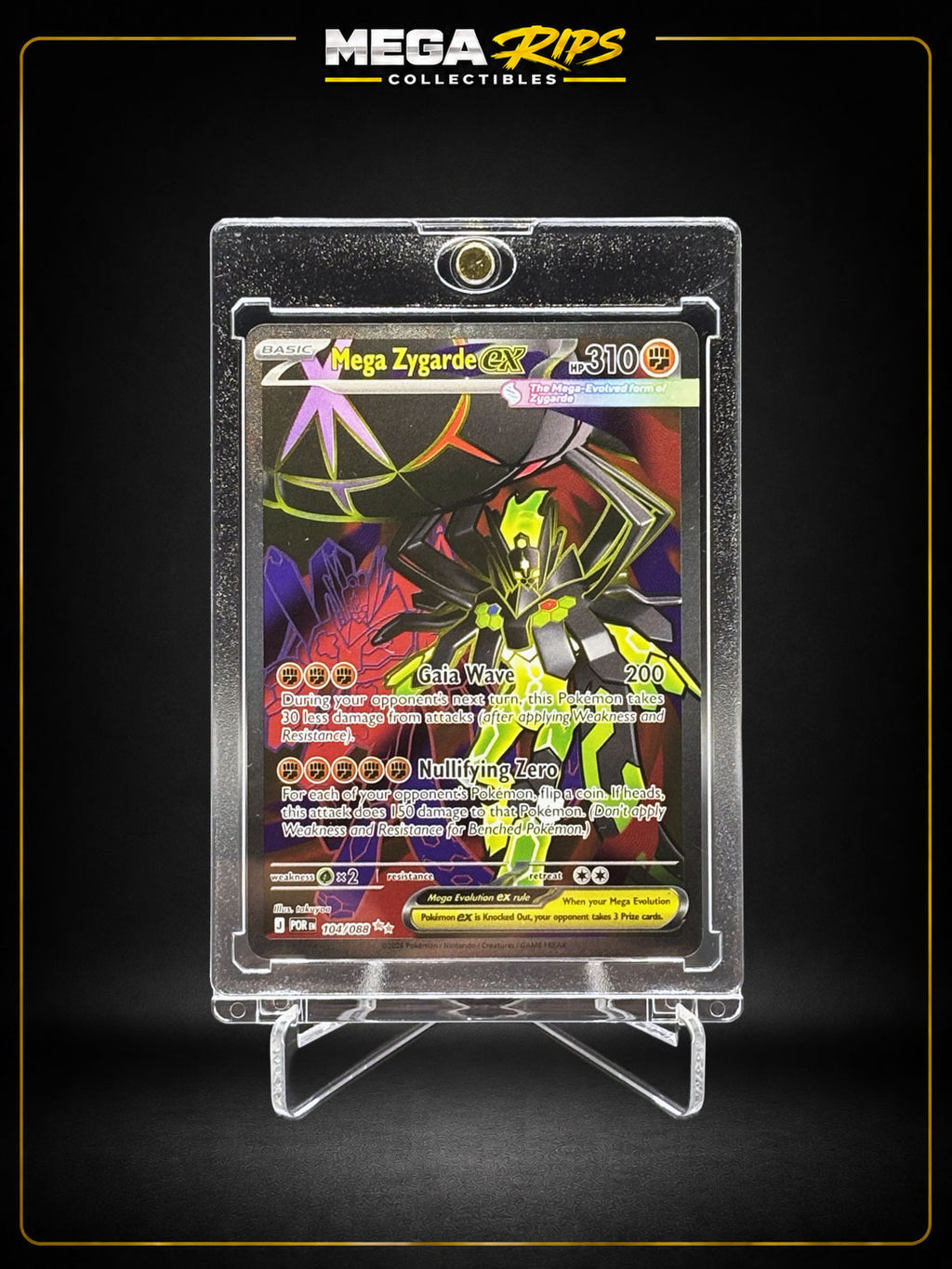 Mega Zygarde ex 104/088 Ultra Rare – Pokémon TCG Mega Evolution