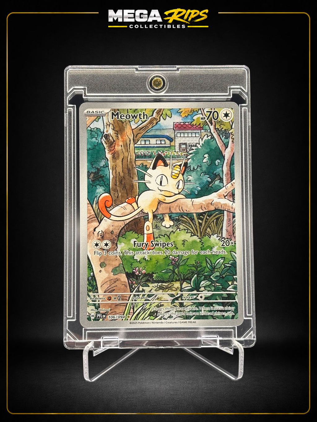 Meowth Illustration Rare 106/094 – Phantasmal Flames