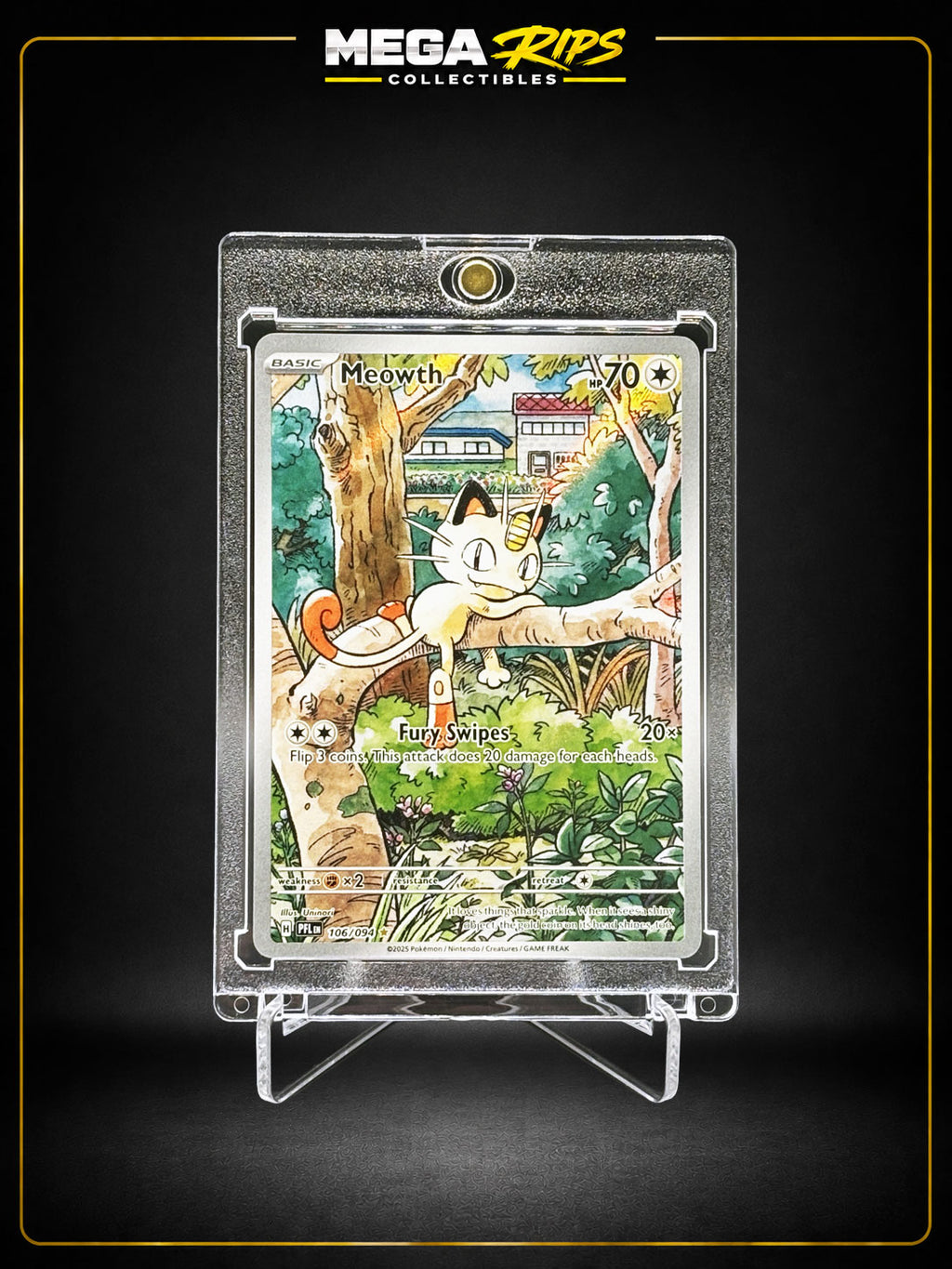 Meowth Illustration Rare 106/094 – Phantasmal Flames