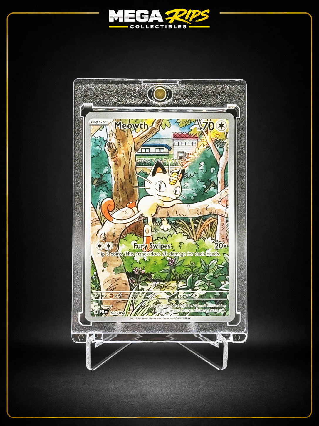 Meowth Illustration Rare 106/094 – Phantasmal Flames