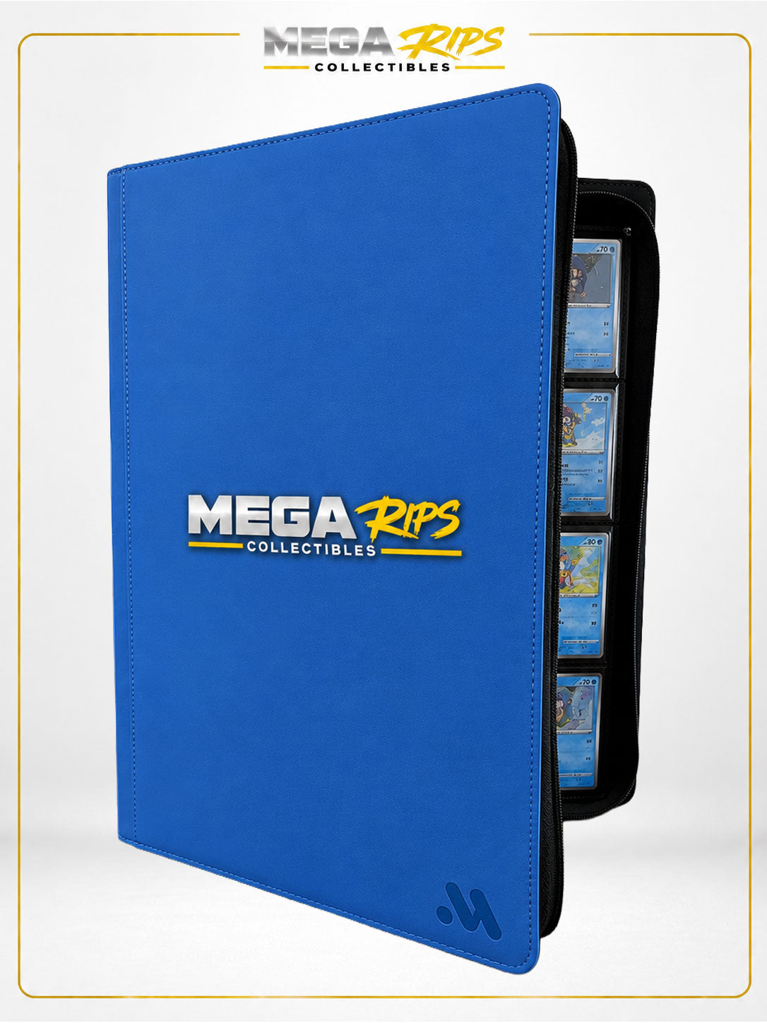 Mega Rips Curated Pokémon Binder Collection #001 – Ocean Blue Edition