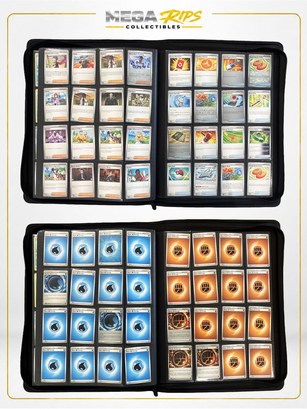 Mega Rips Curated Pokémon Binder Collection #001 – Ocean Blue Edition
