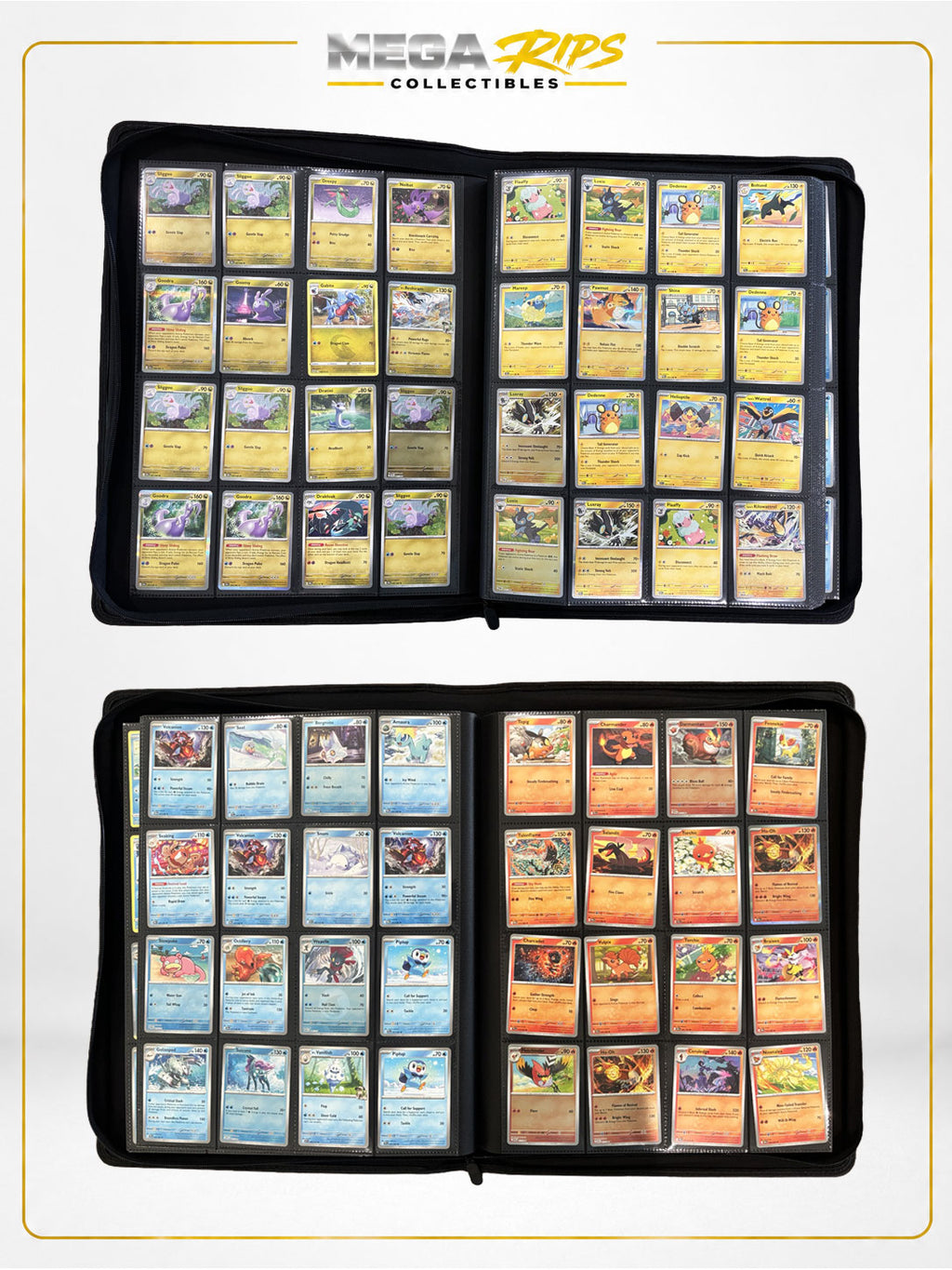 Mega Rips Curated Pokémon Binder Collection #001 – Ocean Blue Edition