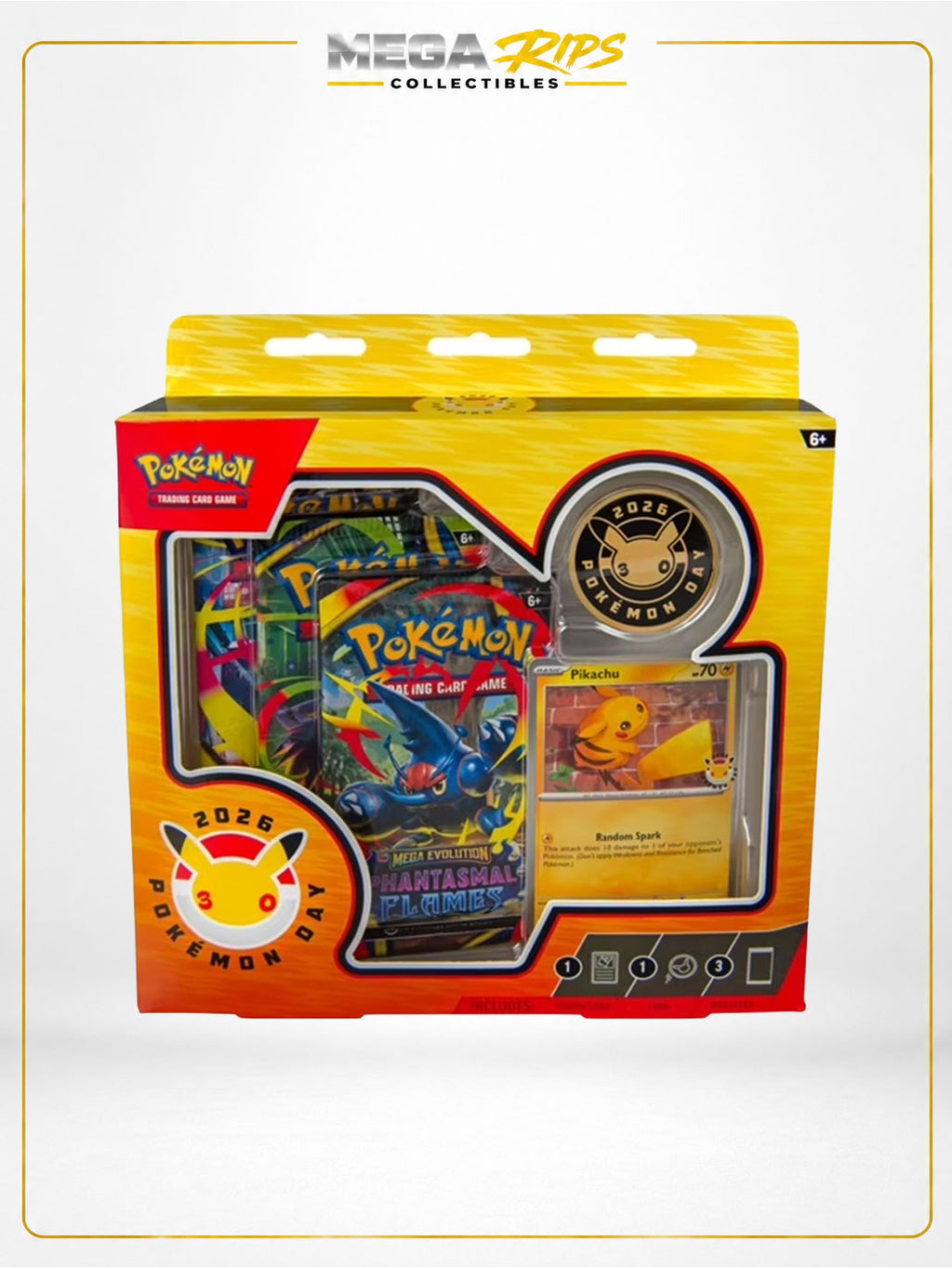 Pokémon TCG: Pokémon Day Collection Box (Pikachu) – Factory Sealed