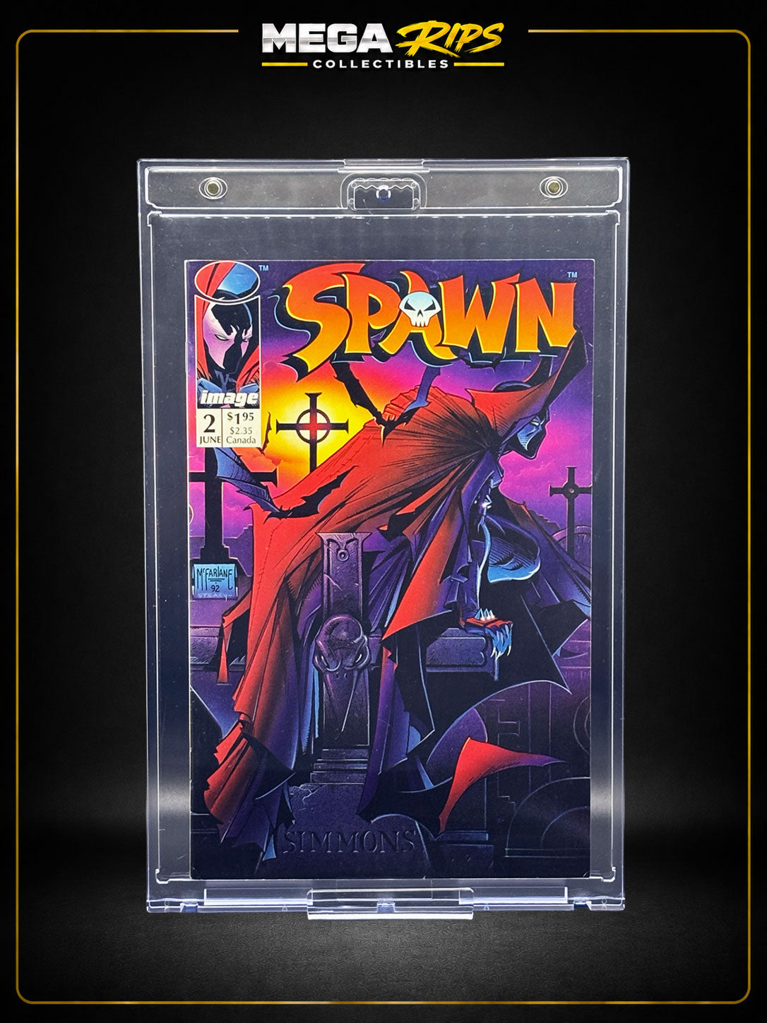 Spawn #2 (1992) Image Comics Todd McFarlane Early Spawn Series Comic Book