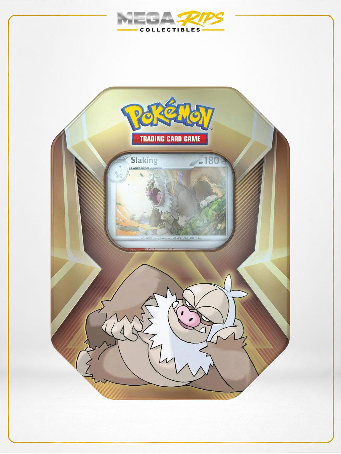 Pokémon TCG: Triple Whammy Tin – Slaking (Factory Sealed)