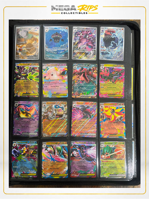 Mega Rips Curated Pokémon Binder Collection #002 – Sunburst Yellow Edition
